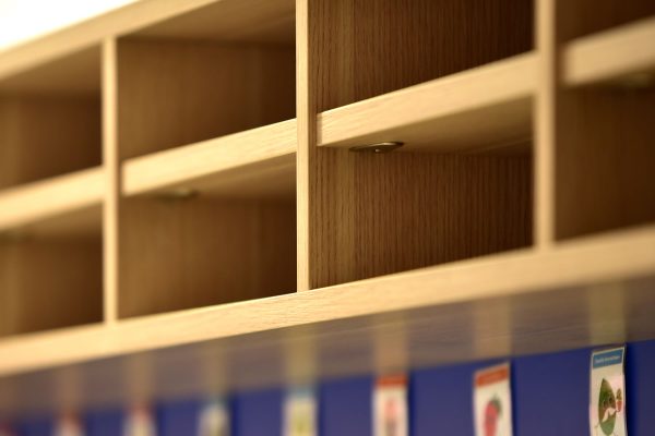 Mobilier sur mesure pour écoles : casier pour les élèves